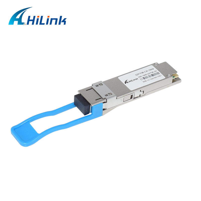 10KM Hot Pluggable 100Gb/s QSFP28 CWDM4 Optical Transceiver Module untuk LAN WAN Ethernet Switches Router Aplikasi