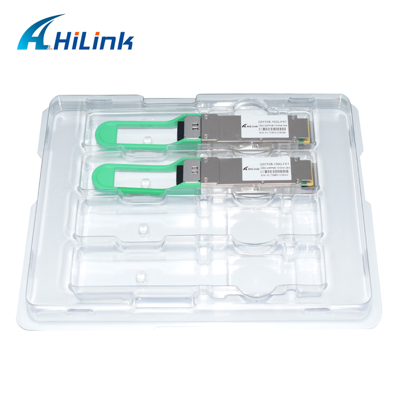 HL-QSFP28-100G-80 100Gb/s QSFP28 BiDi 80km Transceiver Hot Pluggable Simplex LC Connector EML+PIN dengan SOA Mode tunggal DDM