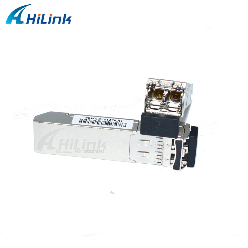 Modul SFP+ Multimode 10Gbps 850nm 300m, Transceiver Optik Fiber Hot-pluggable dengan Fungsi DDM