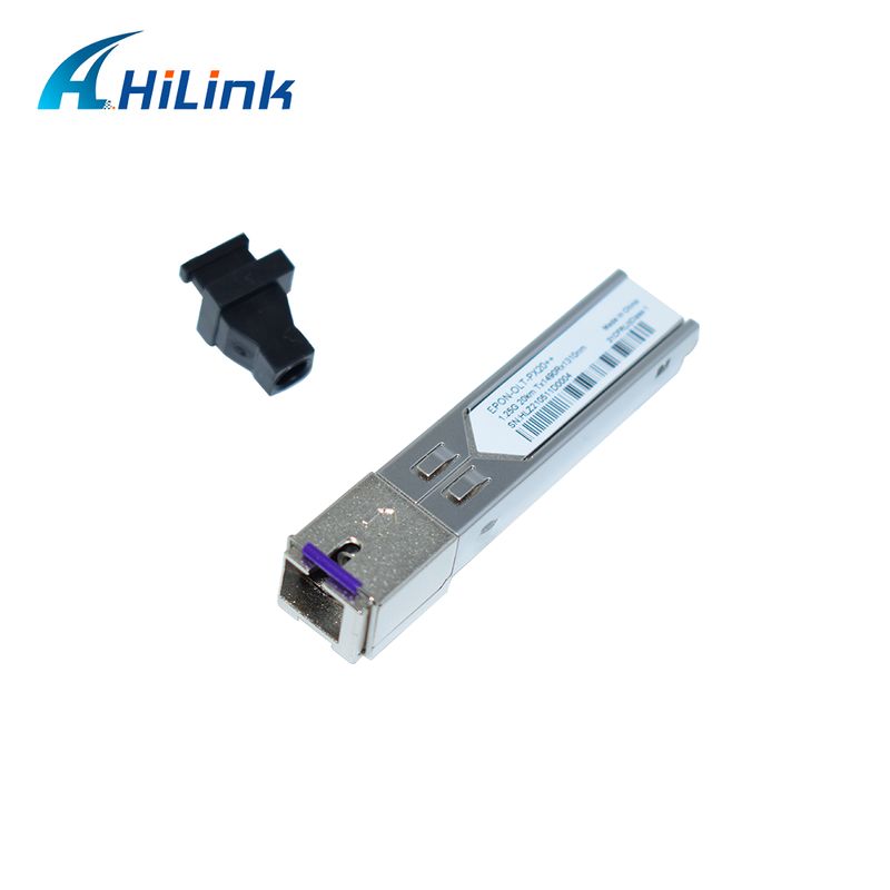 EPON OLT SFP Transceiver dengan PX20+ PX20++ PX20+++ untuk 1.25Gbps Data Rate dan 20KM Transmission