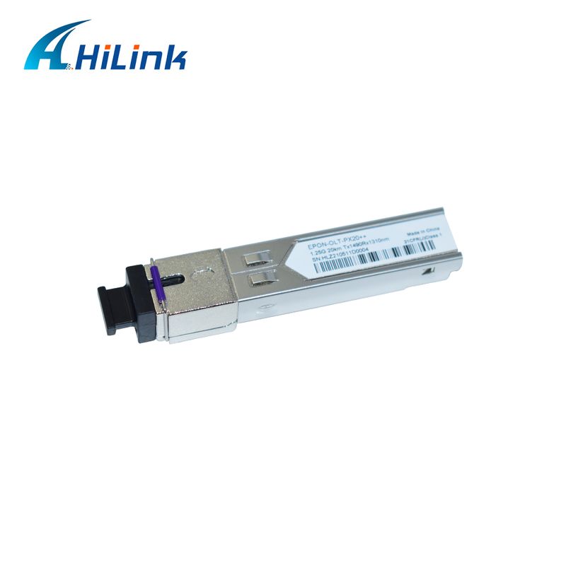 EPON OLT SFP Transceiver dengan PX20+ PX20++ PX20+++ untuk 1.25Gbps Data Rate dan 20KM Transmission