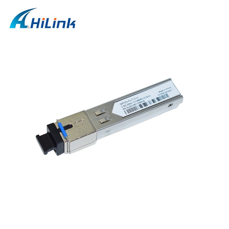 GPON OLT Transceiver SFP Modul dengan 8dBm 9dBm Output dan 2.5G Data Rate