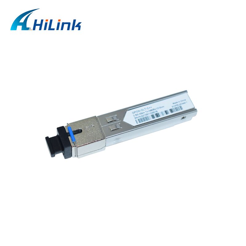 GPON OLT Transceiver SFP Modul dengan 8dBm 9dBm Output dan 2.5G Data Rate