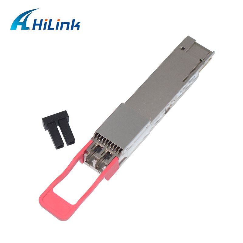 Modul Transceiver Optik Hilink 400G QSFP-DD ER4 dengan Transmisi 40km dan Sensitivitas OMA <-14dBm Sesuai RoHS
