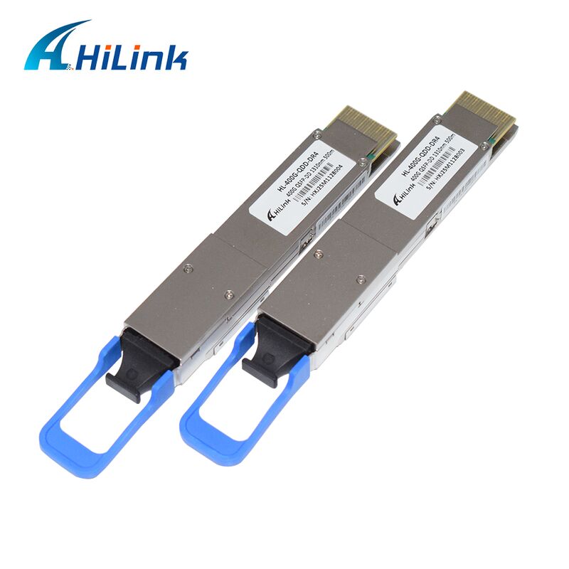 Hilink HL-400G-QDD-DR4 400Gb/s 500M QSFP-DD DR4 MPO-12 Optical Transceiver Compatible Module