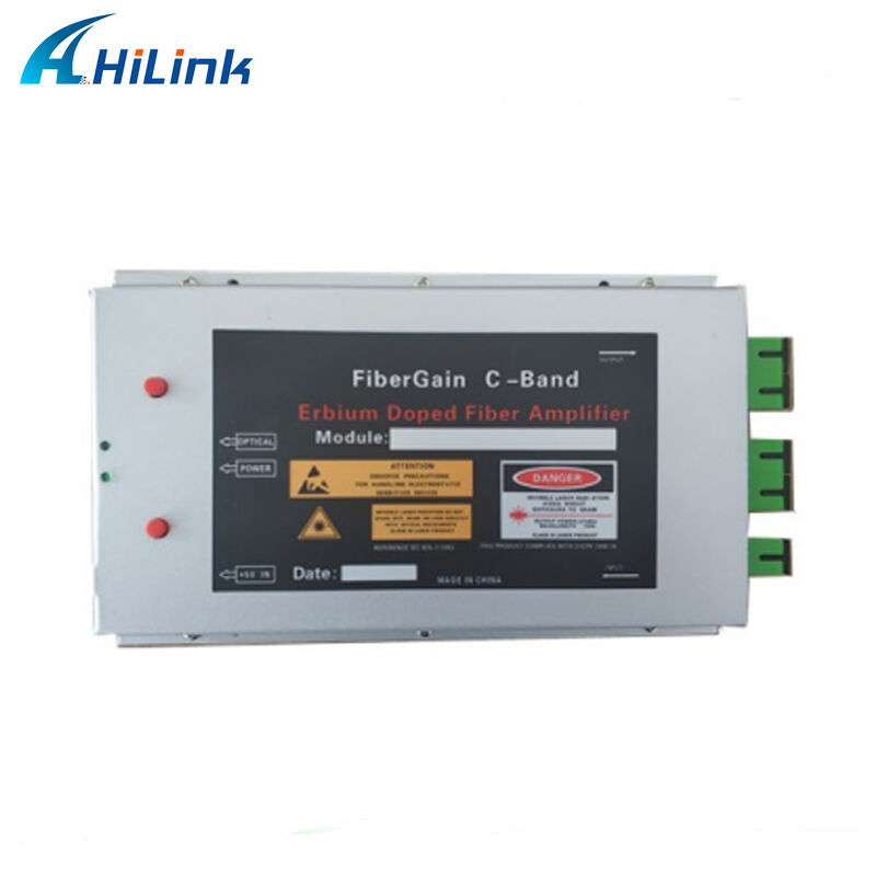 Hilink MINI Tipe EDFA 1550nm 15dBm 1 input 1 output CATV Gedung Telekomunikasi ERBIUM-DOPED FIBER AMPLIFIER