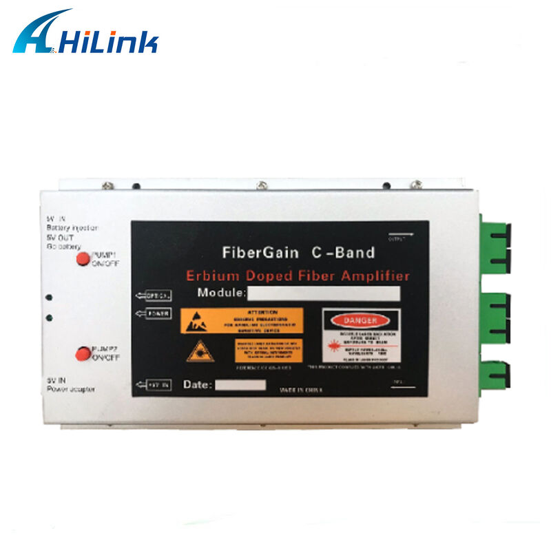 Hilink MINI Tipe EDFA 1550nm 15dBm 1 input 1 output CATV Gedung Telekomunikasi ERBIUM-DOPED FIBER AMPLIFIER