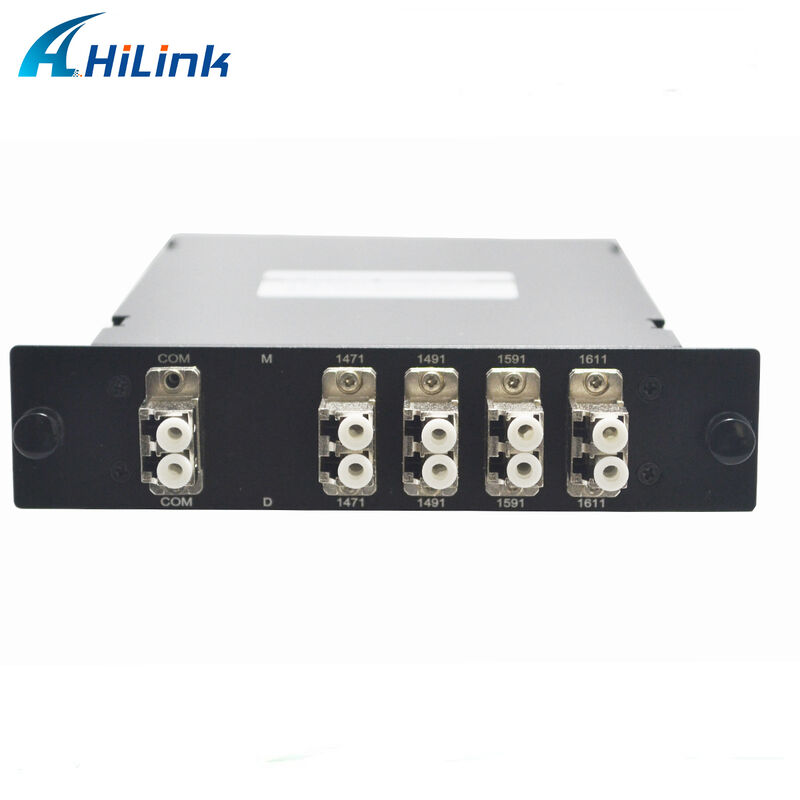 LGX Cassette CWDM MUX DEMUX 4 Saluran 1470/1490/1590/1610nm Dual Fiber CWDM Mux Demux