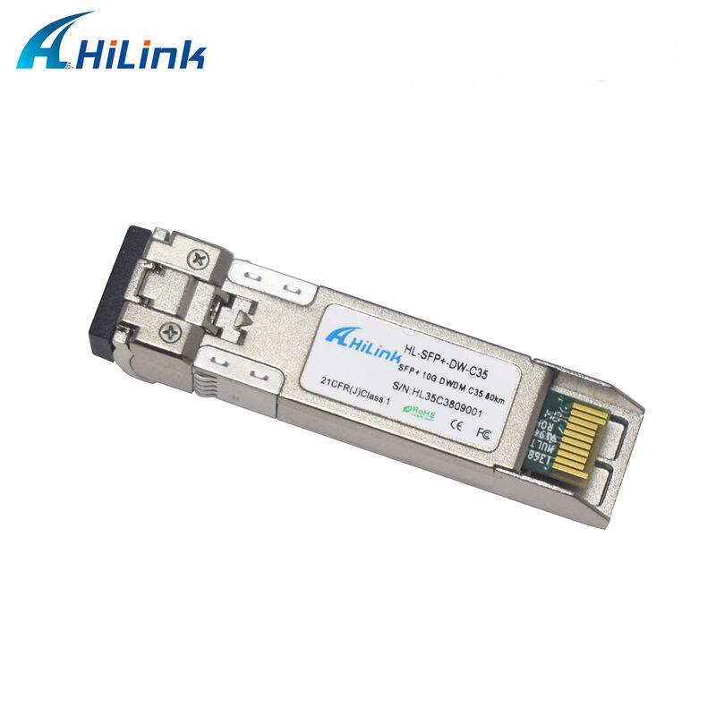 10G SFP+ DWDM Transceiver 80km 100km CH17~61 120km CH20~55 100GHz Industrial Commercial Temperature