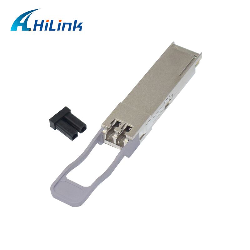 Hilink 100G QSFP28 Optical Transceiver Module dengan jarak 100km 100G Data Rate dan ZR4+ Compliance