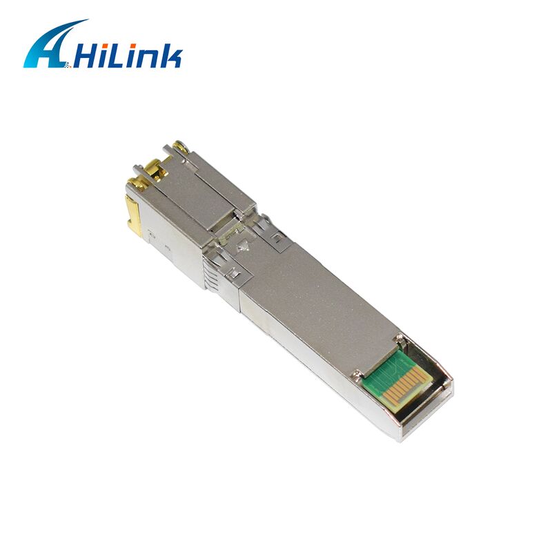 Hilink 10G Data Rate SFP+ Transceiver dengan jarak 30M/80M dan RoHS Compliant 10GBASE-T Copper Module