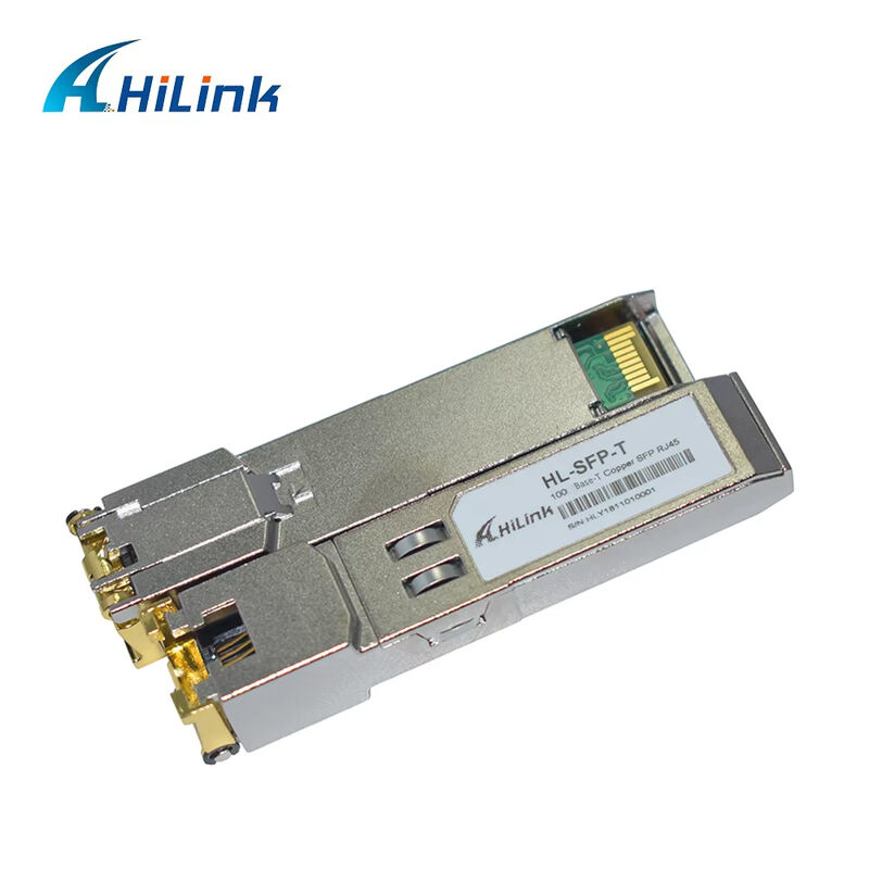 Hilink HL-SFP-T 1000BASE-T dan 10/100/1000BASE-T Copper SFP Transceiver dengan Konektor RJ-45