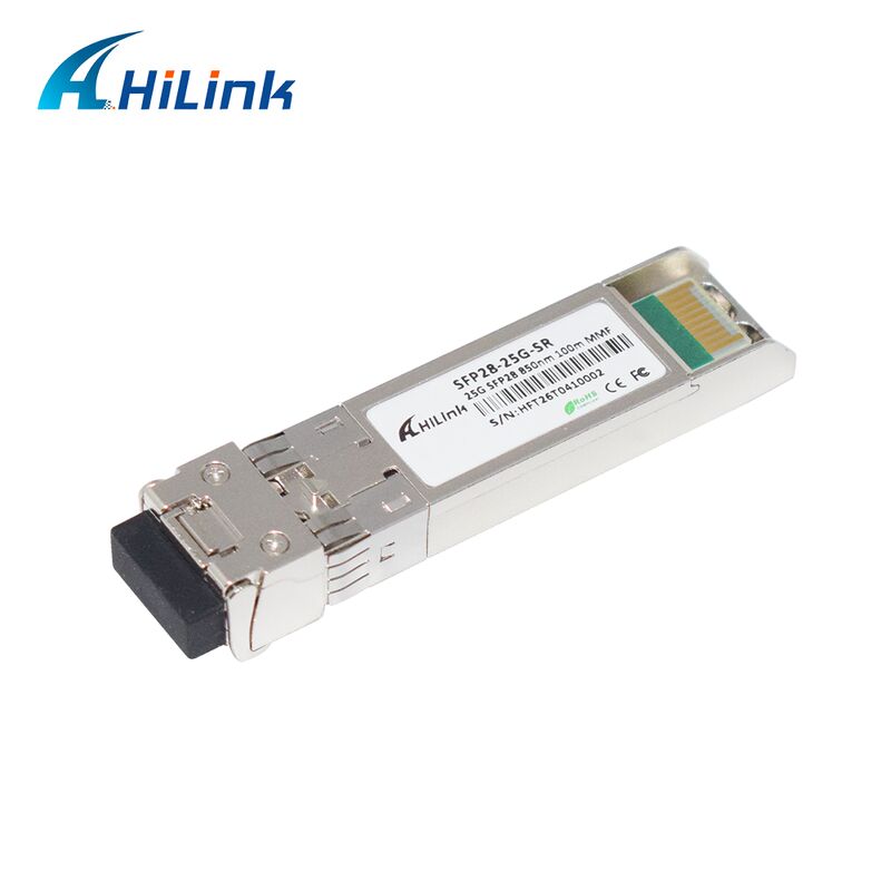 HL-SFP28-25G-SR 25G SFP28 SR Dual LC Transceiver dengan Laju Data 25Gbps Jarak 100m dan Panjang Gelombang 850nm