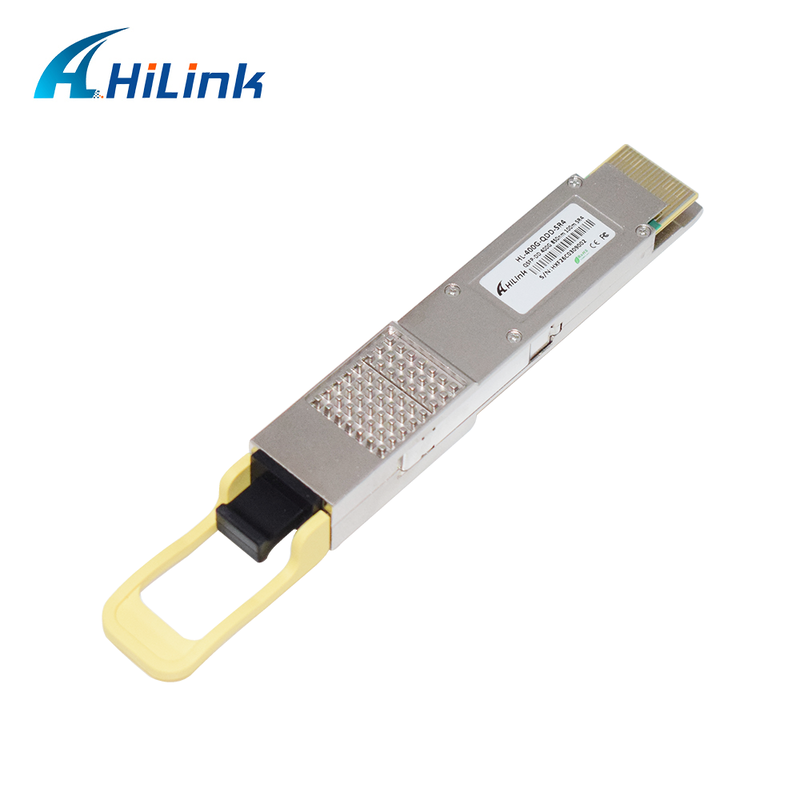 Hilink Kompatibel 400G QSFP-DD SR4 Optical Module dengan MPO-12 Connector untuk 100m Transmission