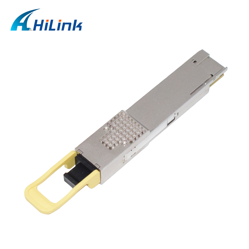 Hilink Kompatibel 400G QSFP-DD SR4 Optical Module dengan MPO-12 Connector untuk 100m Transmission
