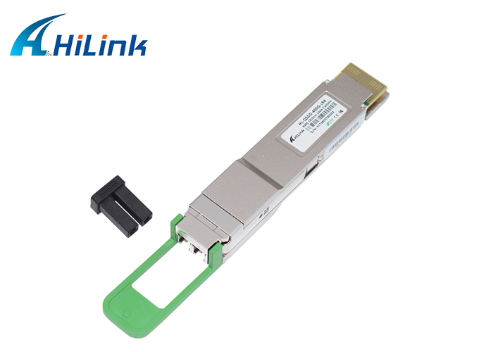 Transceiver Optik 400G QSFP-DD LR4 dengan Transmisi 10km Panjang Gelombang 1310nm dan Konektor LC Dupleks