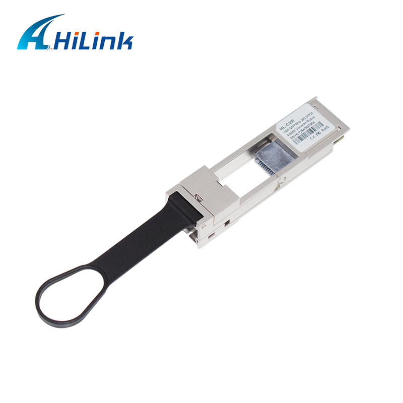 Adaptor QSA28 100G Port QSFP28 ke Slot 25G SFP28 Konverter dengan Desain Hot-Pluggable dan Pemantauan DDMI EEPROM Terpasang