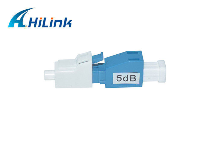 Attenuator Refleksi Punggung Rendah WDM Attenuator Serat Optik 5dB LC / UPC Perempuan Ke Laki-laki