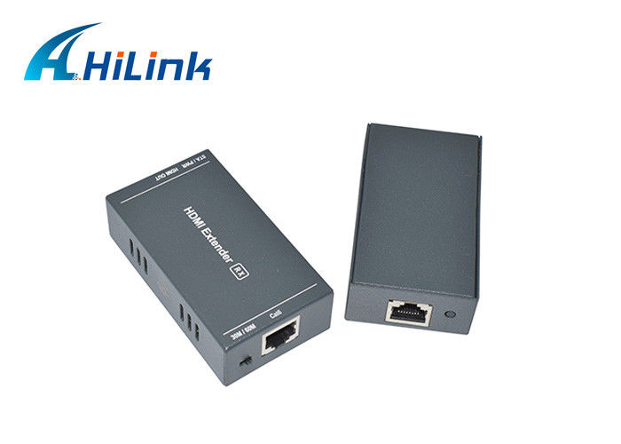 HDMI UTP Extender Fiber Media Converter 1920 * 1080 Sinyal 3D RJ45 Kabel CAT6 Tunggal