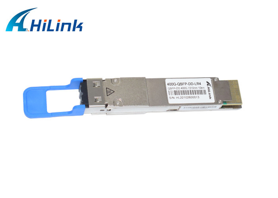 Konektor LC Transceiver Optik SMF Duplex 400Gb/S QSFP-DD LR4 10km