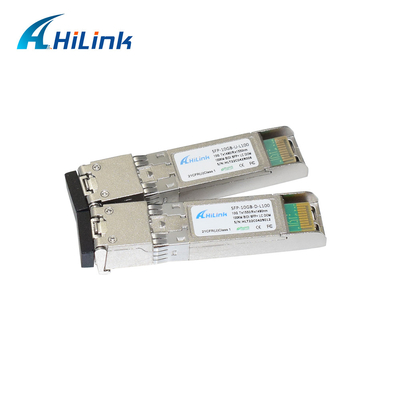 10Gb/s 100KM BiDi SFP+ Transceiver 1490/1550nm Konektor LC Modul Tunggal DOM