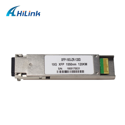 Konektor LC 10G XFP Transceiver 1550nm 100KM ZR Dual Fiber Single Mode DDM