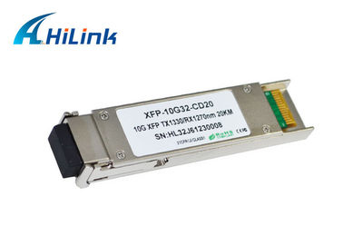 Hot Pluggable Simplex LC XFP Transceiver Jaringan, 10 Gigabit Fiber Transceiver