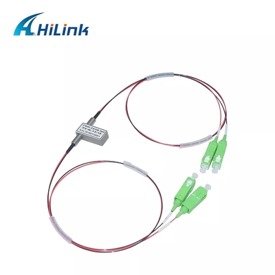 FSW 2x2B SM Sakelar Optik Mekanis 1310nm 1550nm 900um 0,5M Menempel / Tidak Menempel