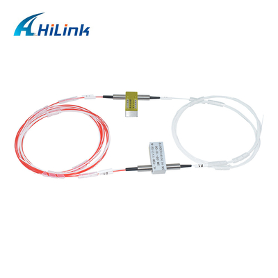 1x2 FSW Saklar Optik Mekanis SM 1310nm 1550nm 900um 0,5M Non Menempel Tanpa Konektor