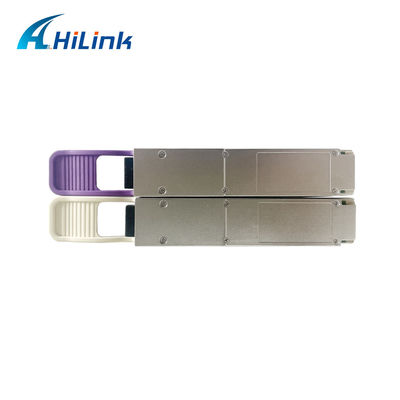 80KM Jarak 1280/1300nm QSFP28 ZR4 BIDI Transceiver Module untuk Transfer Data Cepat dan Stabil pada 100Gb/s