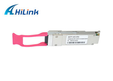 40G ER4 QSFP + Transceiver 1310nm 30km Jarak SMF LC DOM Modul 3 Tahun Garansi