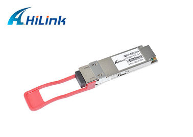 Mode Tunggal QSFP + Transceiver Pluggable Duplex LC Connector Hilink 5G QSFP + 4CWDM 40G 40km