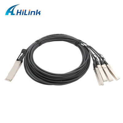 FCC DAC Kabel Tembaga Pasif 56Gbps PAM4 1M 2M 3M QSFP56 Ke 4X50G SFP56